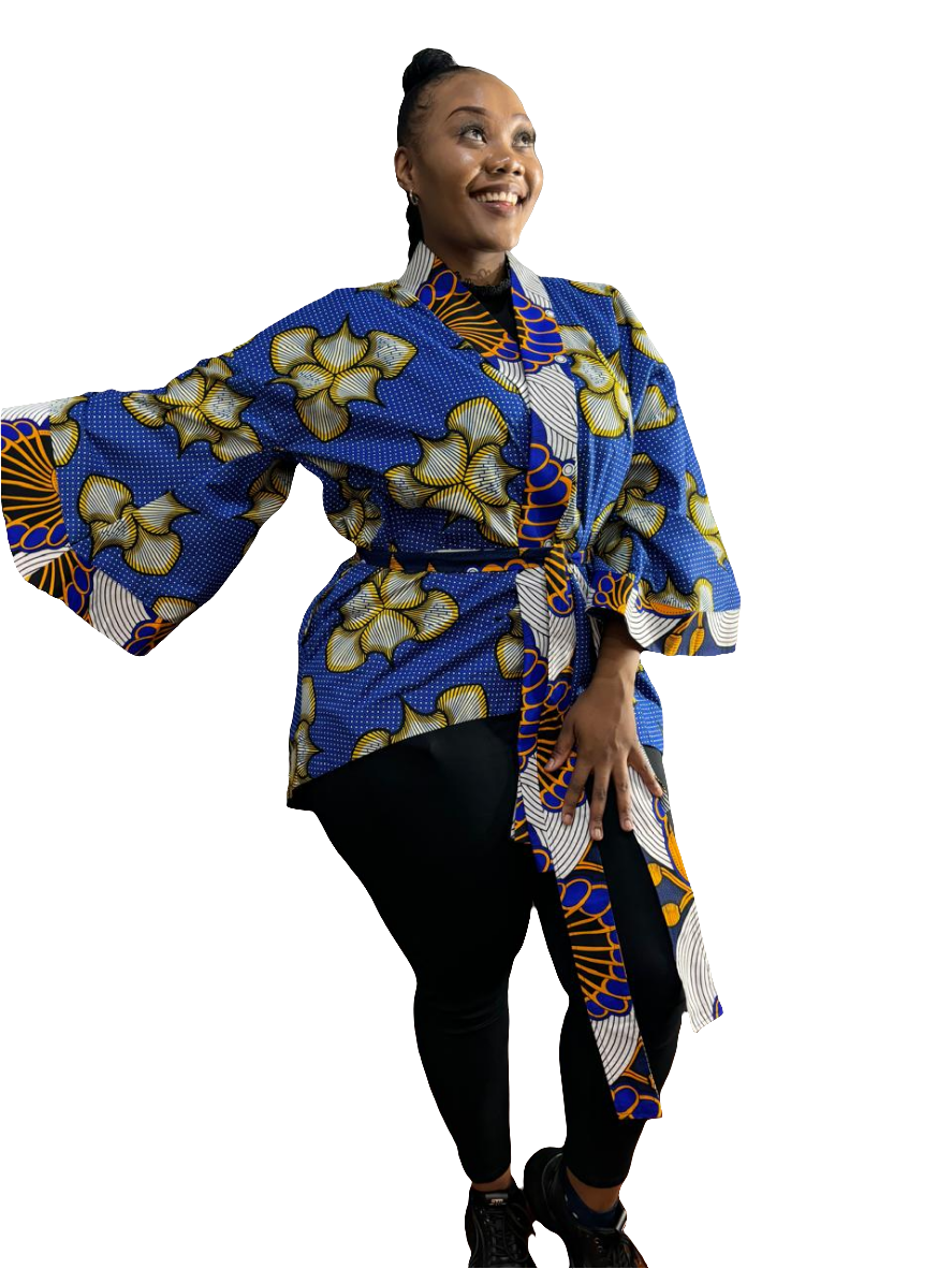 Ankara Short Kimono